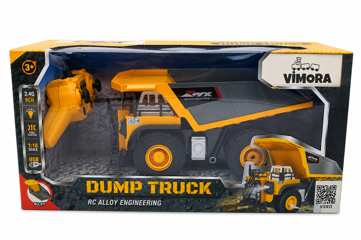 Vimora Büyük Boy Full Fonksiyon Işıklı Metal Kasa Kamyon(1:18 boyut)