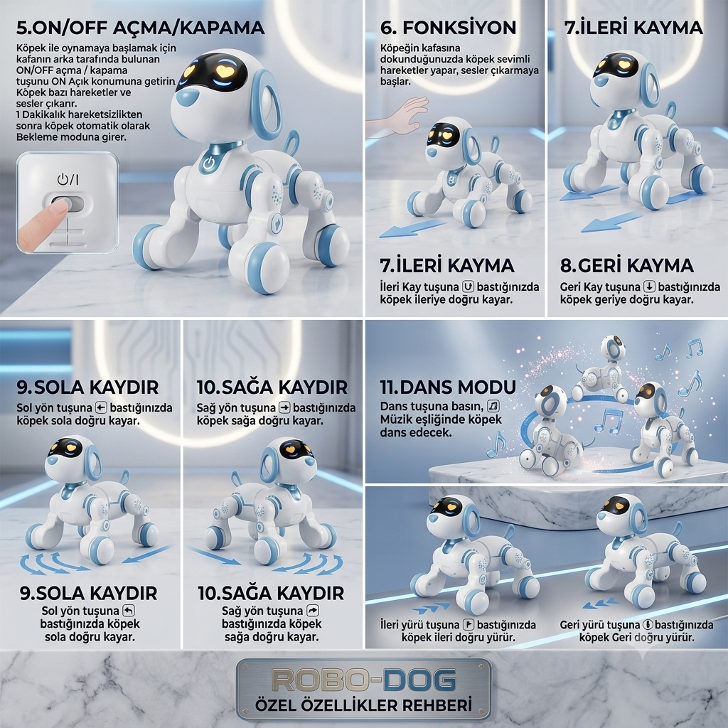 Uzaktan Kumandalı Robot Köpek