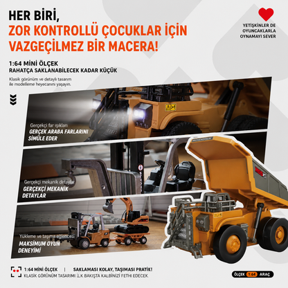 Vimora Uzaktan Kumandalı Metal Mini Kamyon